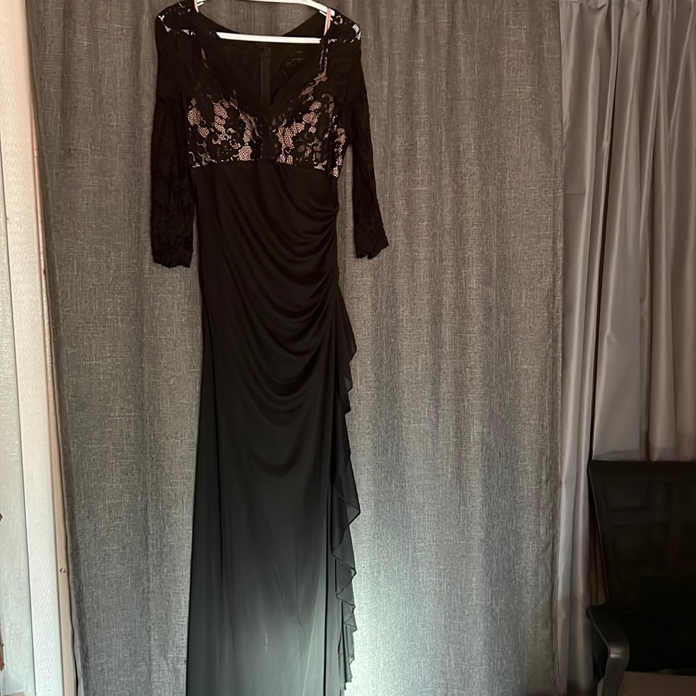 Black formal dress size 10.